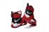 Nike Lebron Soldier 10 X Bílá Černá Červená Basketbalová obuv Pánské tenisky 844378