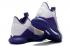 2020 年 Nike LeBron Witness 4 EP 湖人隊白色阿馬裡洛球場紫色 CD0188 100