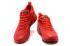 Nike Zoom Witness II 2 รองเท้าบาสเก็ตบอลผู้ชายสีแดงดำ