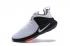 รองเท้าบาสเก็ตบอล Nike Zoom Witness Lebron James สีขาวสีดำสีเทา 852439-100