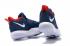 Nike Ambassador LBJ 10 Azul oscuro Rojo Blanco AH7580-406