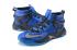 Sepatu Basket Pria Nike Ambassador VIII 8 Lebron James Blue Black 818678-400