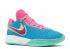 Nike Lebron 20 GS Laser Blue Pink Multi Hyper Color Green Glow DQ8651-400