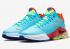 Nike Zoom LeBron 19 Low Blue Chill Zwart Light Crimson DO9829-400