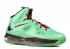 Lebron 10 GS Cutting Jade Trmln Zwart Rood Fbrglss University 543564-301