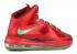 Nike Lebron 10 Gs Christmas Trmln Rojo University Tm 543564-601
