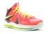 Nike Lebron 10 P.s Elite Bright Crimson Fiberglass Total Black Volt 579827-800