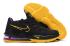 2020-as Nike Lebron XVII 17 alacsony fekete, sárga, lila kosárlabdacipő CD5007-058
