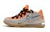 2020 Nike Lebron XVII 17 Low Orange Marble Grain Basketball Shoes CD5007-505