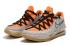 2020 Nike Lebron XVII 17 Low Orange Marble Grain Basketbalové boty CD5007-505