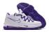2020 Nike Lebron XVII 17 Bajo Blanco Negro Púrpura Zapatos de baloncesto CD5007-104