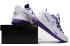 2020 Nike Lebron XVII 17 Low Blanc Noir Violet Chaussures de basket-ball CD5007-104
