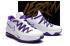 2020 Nike Lebron XVII 17 Low White Black Fialové basketbalové topánky CD5007-104