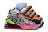2020 Nike Zoom Lebron XVII 17 Bel Air Noir Violet Orange Vert Baskets Chaussures BQ3177-999