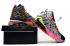 2020 Nike Zoom Lebron XVII 17 Bel Air สีดำสีม่วงสีส้มสีเขียวรองเท้าผ้าใบรองเท้า BQ3177-999