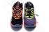 2020 Giày thể thao Nike Zoom Lebron XVII 17 Bel Air Đen Tím Cam Xanh BQ3177-999