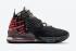 Nike LeBron 17 EP Courage Noir Rouge Chaussures de basket-ball CD5054-001