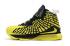 รองเท้าบาสเก็ตบอล Nike Zoom Lebron XVII 17 Black Lemon Yellow James วันที่วางจำหน่าย BQ3177-307
