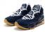 Nike Zoom Lebron XVII 17 College Navy Blå Hvid King James Basketball Shoes Release CU5056-400