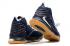 รองเท้าบาสเก็ตบอล Nike Zoom Lebron XVII 17 College Navy Blue White King James CU5056-400