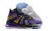 Nike Zoom Lebron XVII 17 Lakers Noir Violet Jaune Or King Chaussures de basket Date de sortie BQ3177-904