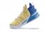 Баскетбольные кроссовки Nike Zoom Lebron 18 XVIII Yellow Cream Blue King James 2020 года. Дата выпуска AQ9999-405