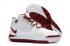 Nike Zoom Lebron III 3 Retro White Wine Red Metallic Gold Basketball Shoes AO2434-106