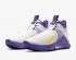 Nike Zoom LeBron Witness 4 Lakers Branco Voltage Roxo Metálico Ouro BV7427-100