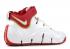 Nike Zoom Lebron 4 Playoff White Sport Gold Červená metalíza BAM284M48C1