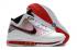 Nike Zoom Lebron VII 7 Retro QS Branco Preto Vermelho King James Tênis de basquete 375664-106