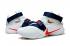 Nike Zoom Soldier 9 IX Hvid Rød Blå USA Teams Mænd Basketball Sneakers Sko 749417