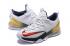 Nike LeBron 13 Low Olympic White University Red Obsidian Metallic Gold 831926 164