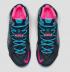 Nike LeBron 12 - 23 Chromosomen Zwart Roze Pow Blue Lagoon 684593-006