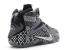 Nike Lebron 12 Bhm Gs สีขาว สีดำ Silver Metallic 726217-001