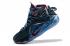 Nike Zoom Lebron XII 12 Herren-Basketballschuhe, Schwarz, Blau, Rot