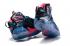 Nike Zoom Lebron XII 12 Herren-Basketballschuhe, Schwarz, Blau, Rot
