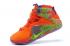 мужские баскетбольные кроссовки Nike Zoom Lebron XII 12 оранжево-зеленые