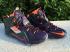 Nike Zoom Lebron XII 12 Chaussures de basket-ball Homme Violet Noir Orange