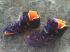 Zapatillas de baloncesto Nike Zoom Lebron XII 12 Hombre Púrpura Negro Naranja