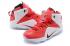 Nike Zoom Lebron XII 12 Hombres Zapatos De Baloncesto Rojo Blanco Negro