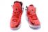 Nike Zoom Lebron XII 12 รองเท้าบาสเก็ตบอลผู้ชายสีแดงสีขาวสีดำ