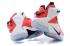 Nike Zoom Lebron XII 12 Sepatu Basket Pria Merah Putih Hitam