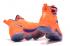 Nike Zoom LeBron XIV 14 pomarańczowe niebieskie Męskie buty do koszykówki 852405-840