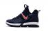 Nike Zoom Lebron XIV 14 Navy Blue Red White Unisex basketbalové boty SBR