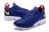 Nike Zoom Lebron XIV 14 Low Men รองเท้าบาสเก็ตบอลสีน้ำเงินเข้มสีขาว 878635