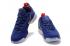 Nike Zoom Lebron XIV 14 Low Heren Basketbalschoenen Diepblauw Wit 878635