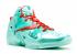 Lebron 11 Christmas Light Arctic Green Crimson Glow 616175-301