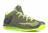 Max Lebron 11 Low Dunkman Olive Volt Medium Khaki 642849-200