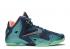 Nike Lebron 11 Akron Vs Miami Azul Rosa Brave Mineral Verde Atomic Teal Glow 621712-401