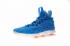 Nike LeBron 15 HWC 硬木經典運動鞋照片藍色 AO1754-400
